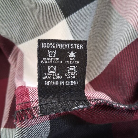 Dixxon Flannel Southpaw Shirt Women Small Purple Plaid Workwear Cabincore - Picture 8 of 9